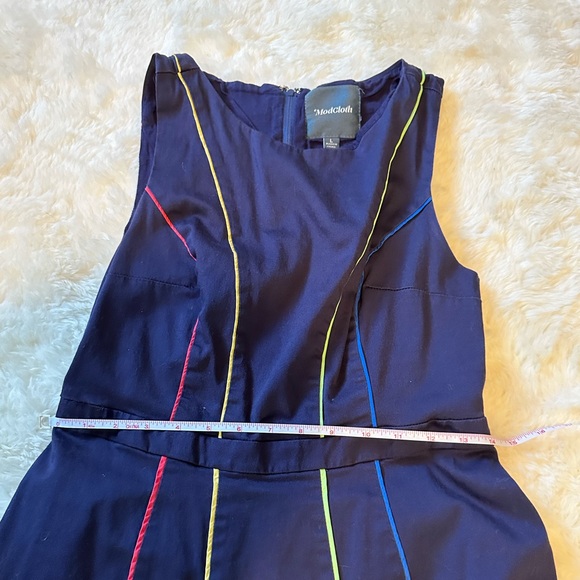 ModCloth Navy Blue Dress, Size L - Picture 2 of 7